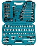 Werkzeug Set 120tlg. Bits Steckschl&uuml;sseleins&auml;tze 1/4' + 3/8' E-06616 - Makita