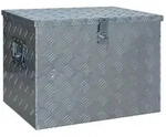 Aluminiumkiste 610 X 430 X 455 Mm Silbern Vidaxl