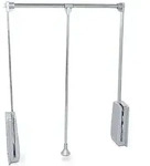 Emuca - Faltbarer Kleiderst&auml;nder, Verstellbar 450 - 600 Mm, Bis 12 Kg, Stahl,