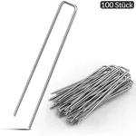 Gardebruk - Erdanker Verzinkter Stahl 150mm X 25mm &Oslash; 2,7mm Unkrautvlies Gartenvlies