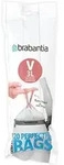 Brabantia Code V M&uuml;lls&auml;cke Rollenformat, Wei&szlig;, 3 L, 20