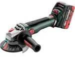 Metabo Akku-winkelschleifer Wvb 18 Lt Bl 11-125 Quick 2x 5,5 Ah Lihd Und Ladeger&auml;t