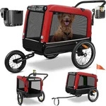 Hundeanh&auml;nger Boxer 3-in-1 Hundebuggy & Jogger Fahrradanh&auml;nger Gro&szlig; Ca. 240 Liter