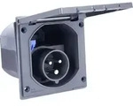 Cee Caravan-einspeisungsstecker 3polig Anthrazit 230v 16a Ip44