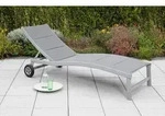 San Marino Komfortliege Graphit/grau Aluminium/textil
