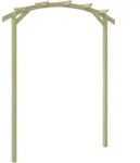Vidaxl Garten-pergola Kiefernholz Impr&auml;gniert 180x210x40 Cm