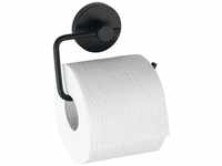 Vacuum-Loc® Toilettenpapierhalter Milazzo Schwarz, WC-Rollenhalter, Befestigen ohne