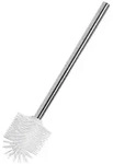 Toiletten Wc Ersatz B&uuml;rste &Oslash; 7,5 Cm Klo Edelstahl Stiel Silikon Wc - Silber