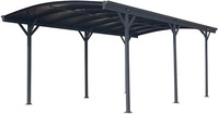 Carport Gew&ouml;lbt Anthr., Inkl. Endkundenlieferung, 300x505cm
