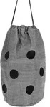 Kerbl Heutasche Haybag Small 85 L Grau Baumwolle, 12 Fressl&ouml;cher, &Oslash; 37cm, H 70cm