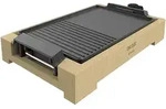 Cecotec - Griddle De Elektrische Griddle De 2000 W, Con Struktur De Bambus,