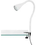 Led Klemmleuchte Elasti Wei&szlig; Leselampe Klemmlampe Bettlampe - Briloner