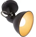 Briloner - Wandspot Dreh& Schwenkbar Retro 1xe14 40w Metall Schwarz &Oslash;10cm