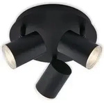 Led Badleuchte Spotleuchte 3xgu10 Ip44 5 W Schwarz Metall-kunststoff Briloner
