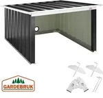 M&auml;hroboter Garage Metall Wetterbest&auml;ndig Kabelf&uuml;hrung 4x Erdanker Carport Rasen