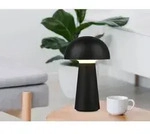 Kleine Akku Tischleuchte Lennon Per Usb Aufladbar Schwarz, H&ouml;he 21cm