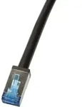 Patchkabel Outdoor Cat.6a S/ftp Schwarz 1m - Logilink