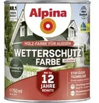 Wetterschutzfarbe Deckend 0,75 L Avocadogr&uuml;n Holzschutzfarbe - Alpina