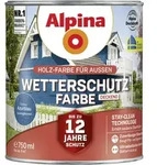 Wetterschutzfarbe Deckend 0,75 L Azurblau Holzschutzfarbe - Alpina