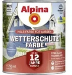 Wetterschutzfarbe Deckend 0,75 L Friesenblau Holzschutzfarbe - Alpina