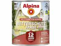 Wetterschutzfarbe deckend 0,75 l schwedengelb Holzschutzfarbe - Alpina