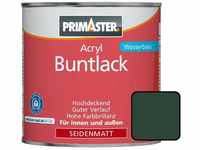 Acryl Buntlack 375ml Moosgrün Seidenmatt Wetterbeständig Holz & Metall - Primaster