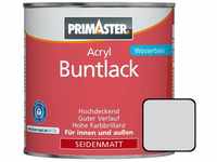 Acryl Buntlack 375ml Lichtgrau Seidenmatt Wetterbeständig Holz&Metall - Primaster