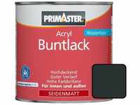 Acryl Buntlack 375ml Anthrazitgrau Seidenmatt Wetterfest Holz & Metall - Primaster
