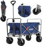 Arebos - Bollerwagen Handwagen Transportkarre Bis 100 Kg Klappbar