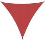 Sonnensegel 160 G/m2 Rot 4x4x4 M Hdpe Vidaxl