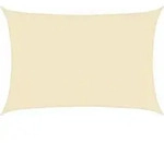Sonnensegel 160 G/m2 Creme 3x4 M Hdpe Vidaxl