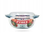Ofenfeste Glasform Mit Deckel, Durchmesser 20 Cm, 2,1 L, Pyrex
