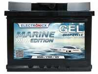 GEL Batterie 80AH Electronicx Marine Edition Boot Schiff Versorgungsbatterie...