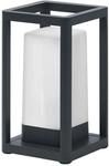 Smart+ Wifi Table Frame Powerbank 20,3cm, Dimmbares Windlicht, Aluminium-geh&auml;use,