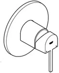Eh-brausebatterie Plus 240593 Fms F&uuml;r 35604 Supersteel