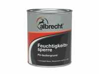 Albrecht - Feuchtigkeitssperre 750 ml farblos Sperrgrund Isoliergrund Außen
