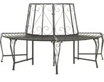 Vidaxl - Baumbank Halbrund 160 Cm Stahl