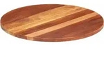 Vidaxl Tischplatte Massivholz Palisander Rund 25-27 Mm 70 Cm