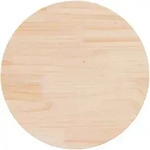 Tischplatte &Oslash;70x2,5 Cm Massivholz Kiefer Vidaxl118263