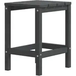 Vidaxl Garden Adirondack Table Anthracite 38x38x46 Cm Hdpe