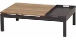 Siena Garden - Alvida Loungetisch Mit Tablett Gestell Aus Aluminium In Matt