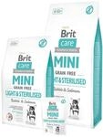 Brit Care Dog Mini Grain Free Light & Sterilized Rabbit And Salmon 2kg