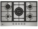 Kochfeld Beko Hiaw 75225 Sl Schwarz 75 Cm 12400 W