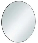 Mirrors And More - Wandspiegel Mila Mit Schwarzem Rahmen - Metallspiegel &Oslash;50cm