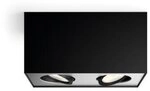 Led-wandleuchte Doppelt Warmglow 9w Philips Box Schwarz