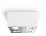 Led-wandleuchte Vierfach Warmglow 18w Philips Box Wei&szlig;