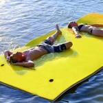 Costway 270x180cm Wasserhaengematte, Wasserliege 300kg Tragkraft, Schwimmmatte