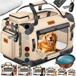 Lovpet&reg; Hundebox Hundetransportbox Faltbar Inkl.hundenapf Transporttasche