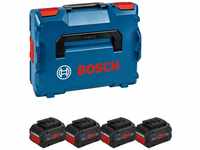 Bosch - 4x ProCORE18V 5.5Ah Professional Set 18 v 4x Akku 5,5 Ah Li-Ion + L-Boxx (
