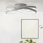 Brilliant - Lampe Labyrinth Led Deckenleuchte 40cm Grau 1x 42w Led Integriert (smd),